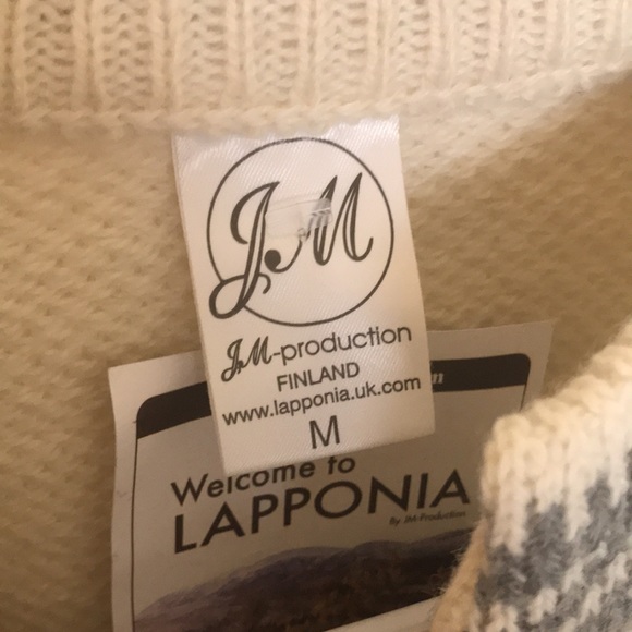 JM Lapponia Wool Sweater Medium - Picture 2 of 8